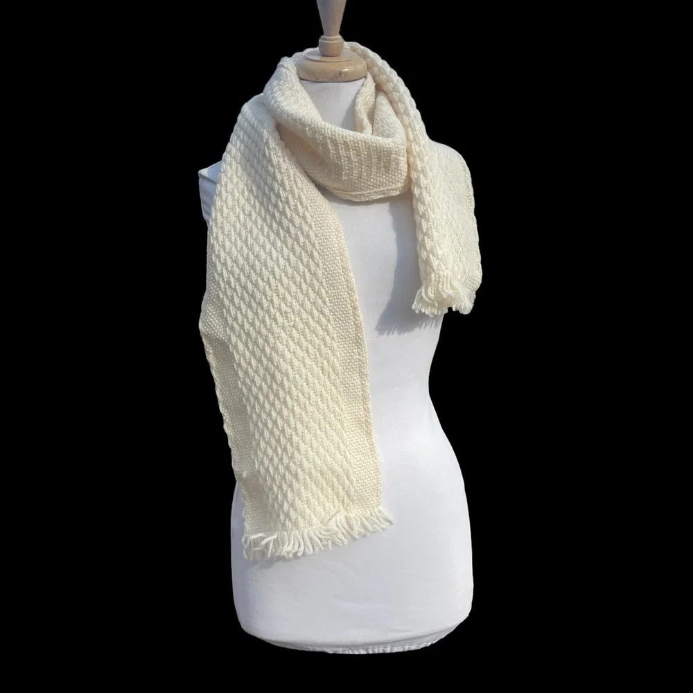 Branigan Weavers Irish Knit 100% Wool Scarf